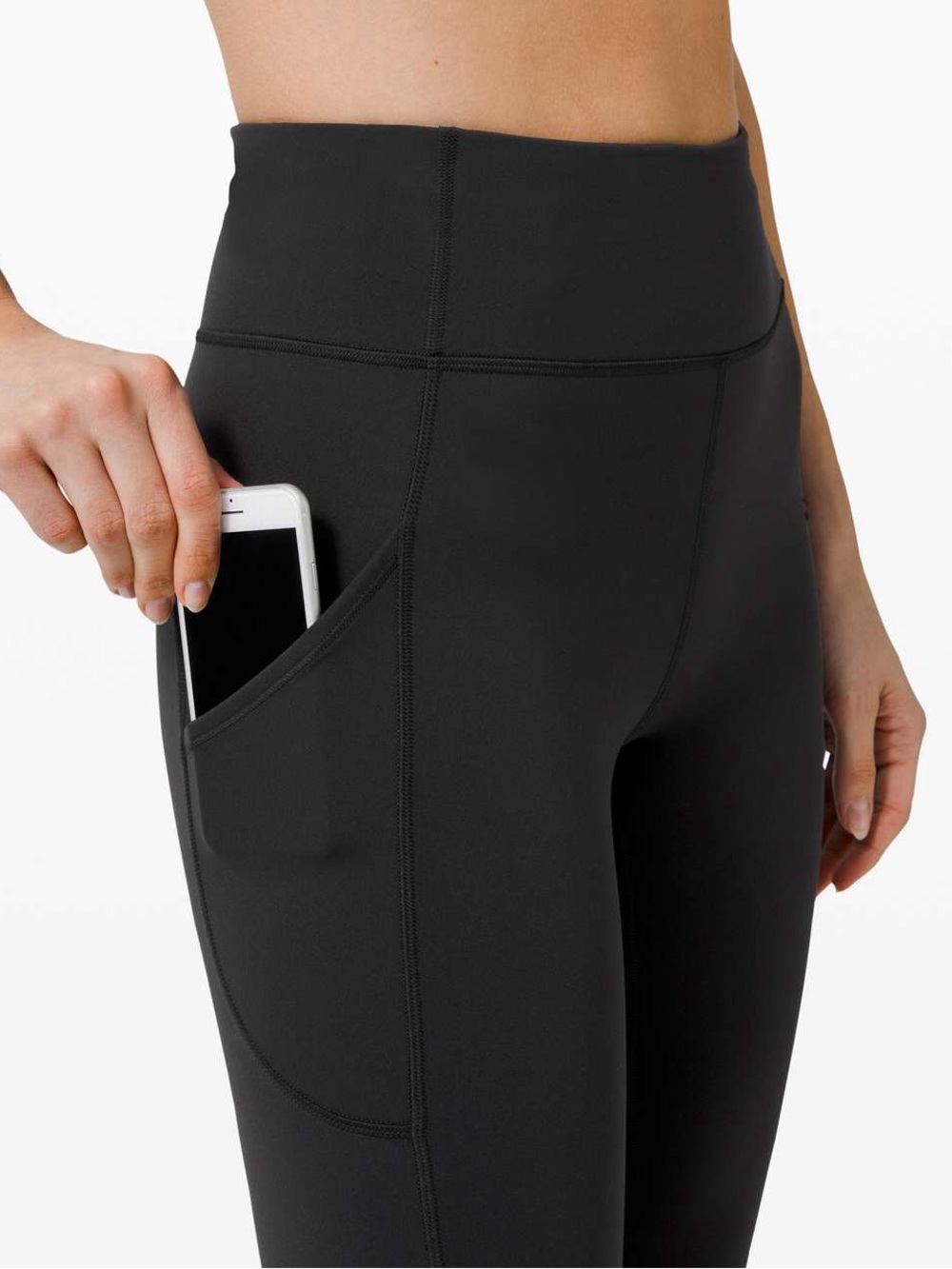 lululemon Fast & Free  Black High-Rise Leggings, size 4